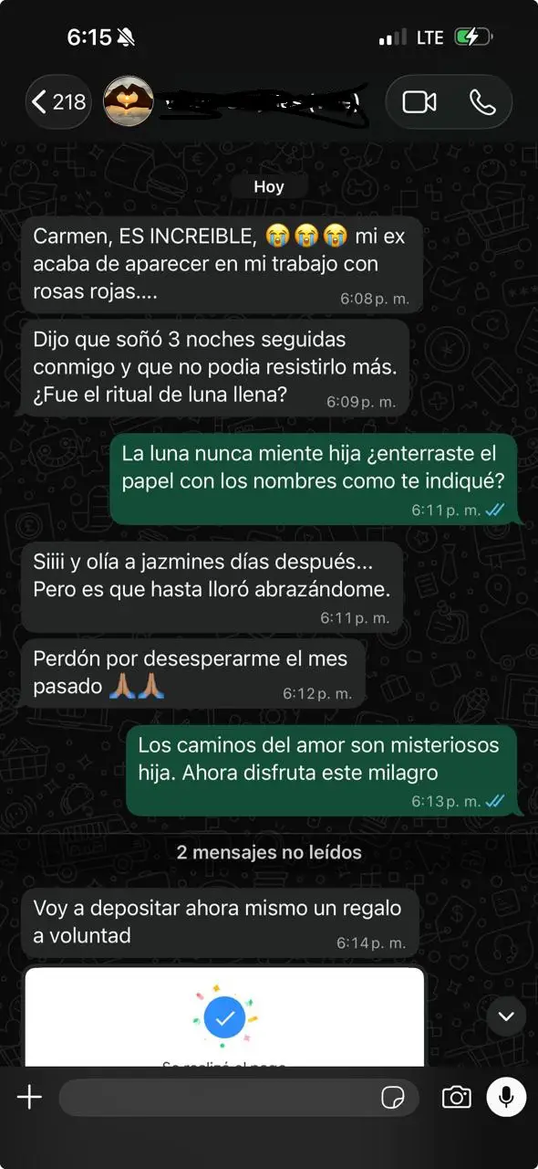 Testimonio de cliente - Maestra Carmen