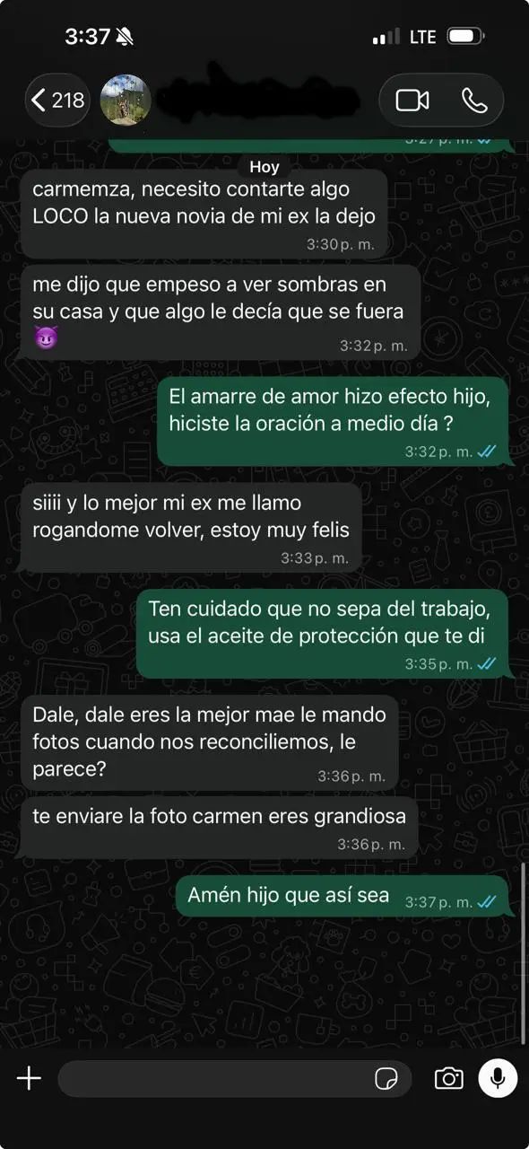 Testimonio de cliente - Maestra Carmen