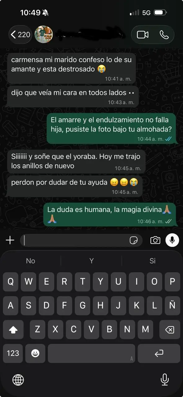Testimonio de cliente - Maestra Carmen